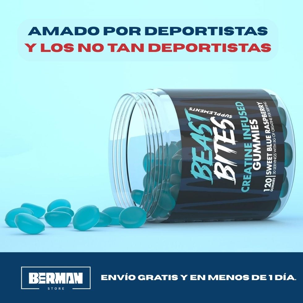 Beast Bites. Creatina en gomitas